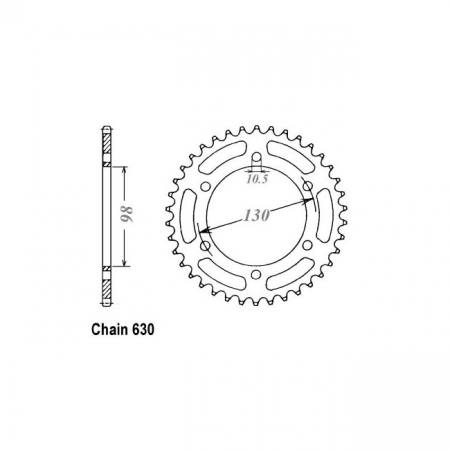 JT REAR SPROCKET 483.33