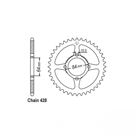 JT REAR SPROCKET 1796.51