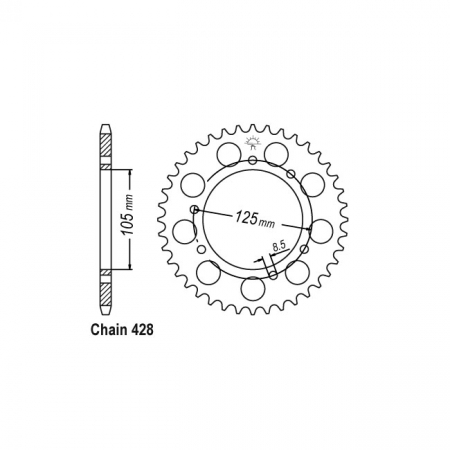 JT REAR SPROCKET 1134.50