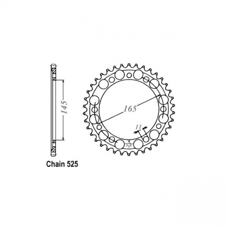 JT REAR SPROCKET 1311.45