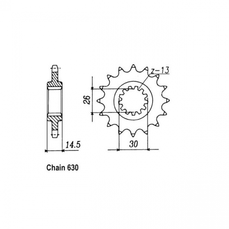 JT FRONT SPROCKET 330.15