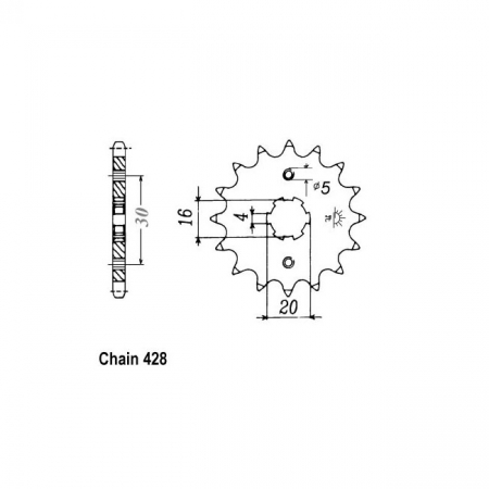 JT FRONT SPROCKET 548.14