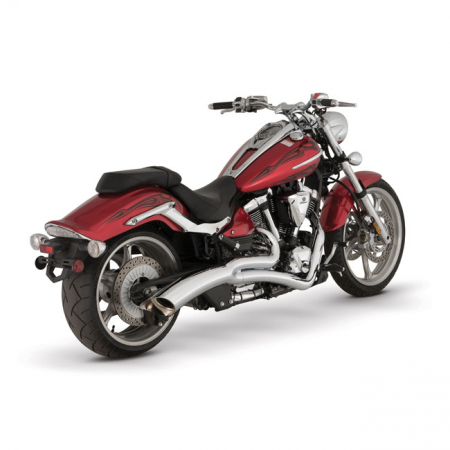 V&H BIG RADIUS 2-1 EXHAUST, CHROME