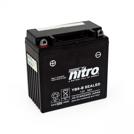 NITRO SEALED YB9-B AGM BATTERY