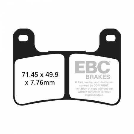 EBC DOUBLE-H SINTERED BRAKE PADS