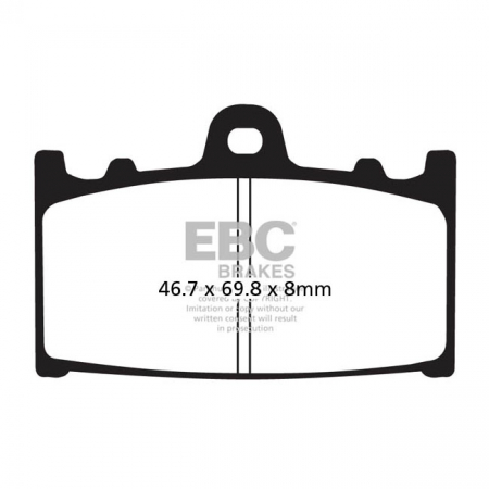 EBC DOUBLE-H SINTERED BRAKE PADS