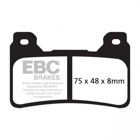 EBC DOUBLE-H SINTERED BRAKE PADS