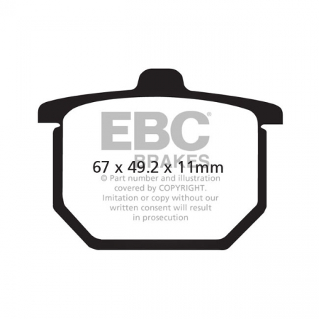 EBC ORGANIC BRAKE PADS