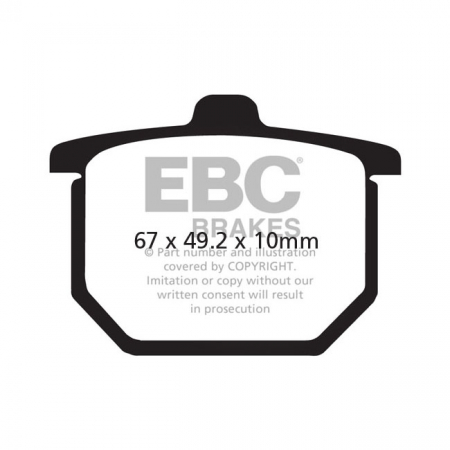 EBC ORGANIC BRAKE PADS