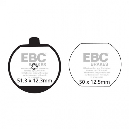 EBC ORGANIC BRAKE PADS