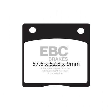 EBC V-PAD SEMI SINTERED BRAKE PADS