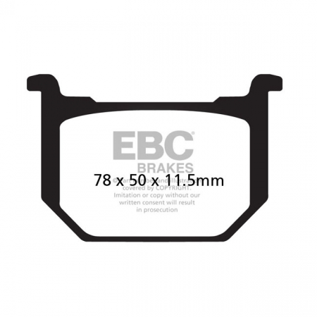 EBC V-PAD SEMI SINTERED BRAKE PADS