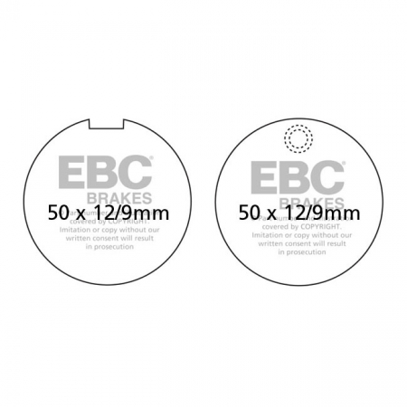 EBC ORGANIC BRAKE PADS