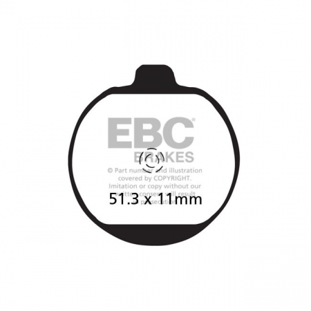 EBC ORGANIC BRAKE PADS