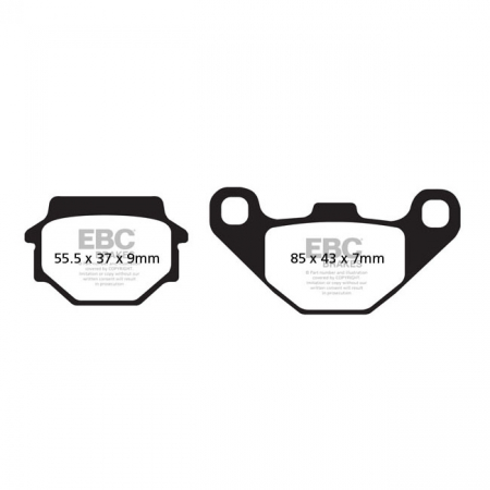 EBC ORGANIC BRAKE PADS