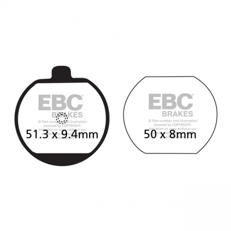 EBC ORGANIC BRAKE PADS