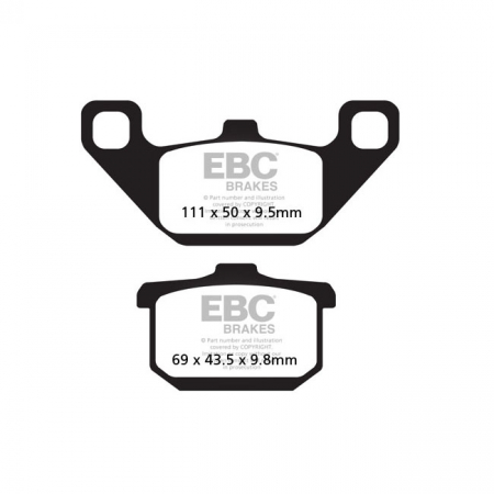 EBC DOUBLE-H SINTERED BRAKE PADS