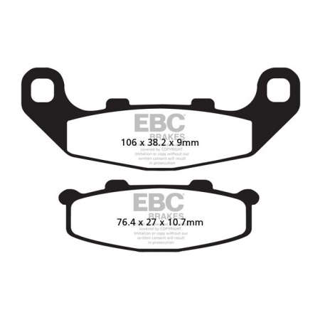 EBC ORGANIC BRAKE PADS