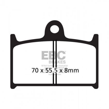 EBC DOUBLE-H SINTERED BRAKE PADS