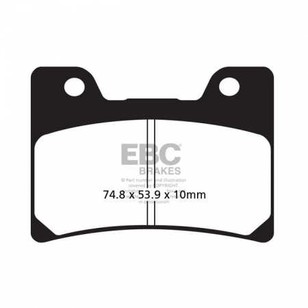 EBC ORGANIC BRAKE PADS