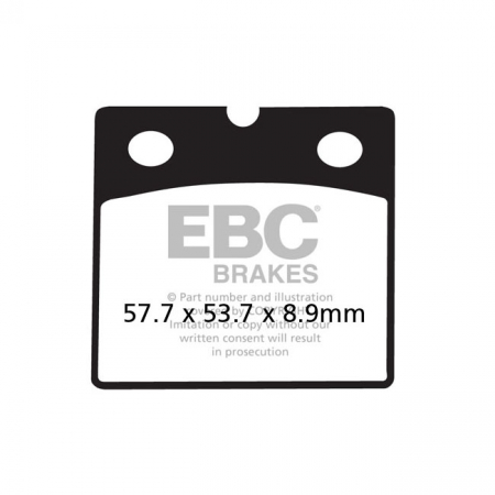 EBC ORGANIC BRAKE PADS