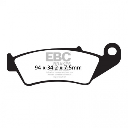 EBC R SERIES SINTERED BRAKE PADS