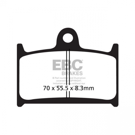 EBC ORGANIC BRAKE PADS