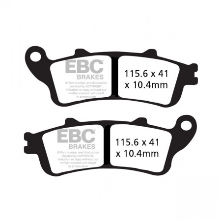 EBC DOUBLE-H SINTERED BRAKE PADS