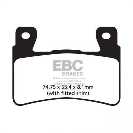 EBC DOUBLE-H SINTERED BRAKE PADS