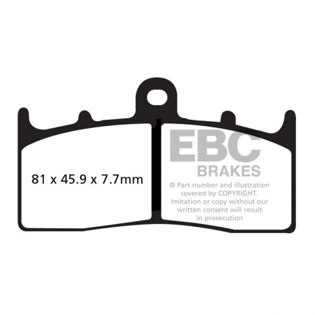 EBC DOUBLE-H SINTERED BRAKE PADS