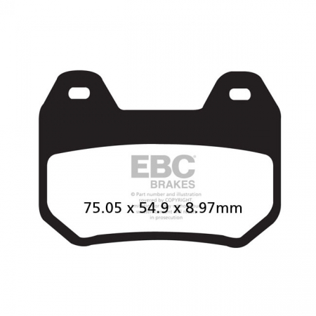 EBC DOUBLE-H SINTERED BRAKE PADS