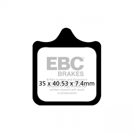 EBC DOUBLE-H SINTERED BRAKE PADS