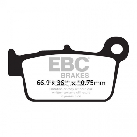 EBC CARBON X / TT SERIES BRAKE PADS