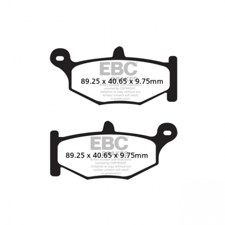 EBC DOUBLE-H SINTERED BRAKE PADS