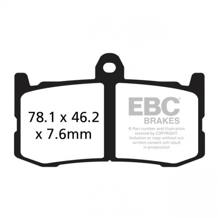 EBC DOUBLE-H SINTERED BRAKE PADS