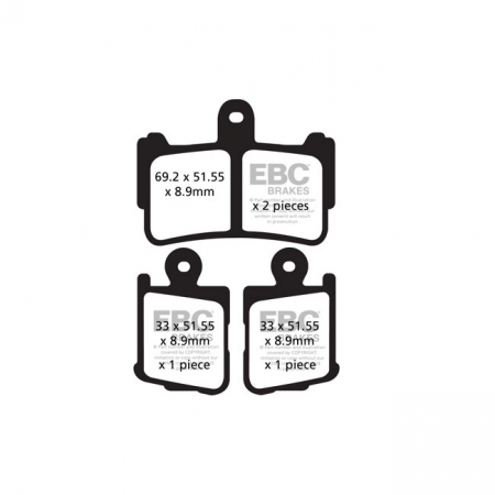 EBC DOUBLE-H SINTERED BRAKE PADS