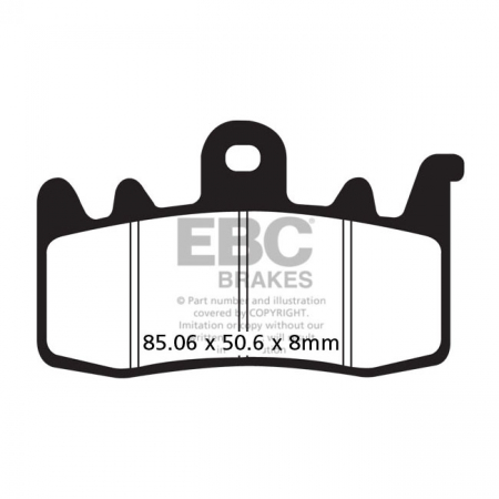 EBC, DOUBLE-H SINTERED BRAKE PADS