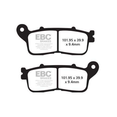 EBC DOUBLE-H SINTERED BRAKE PADS