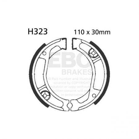 EBC BRAKE SHOES