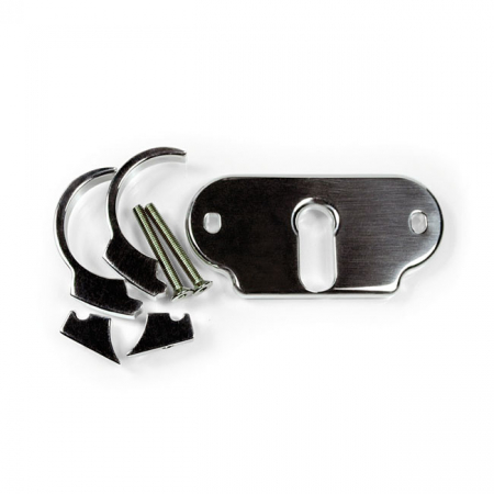 MOTOGADGET, MSM COMBI BRACKET CLIP KIT. 22MM. POLISHED