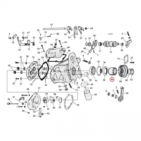 JIMS SPACER, TRANSMISSION SPROCKET