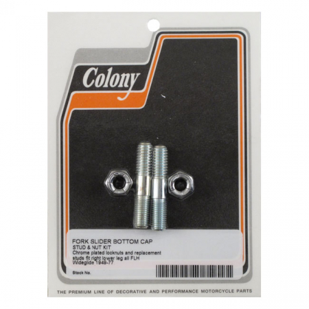 COLONY STUD KIT, FORK AXLE CAP