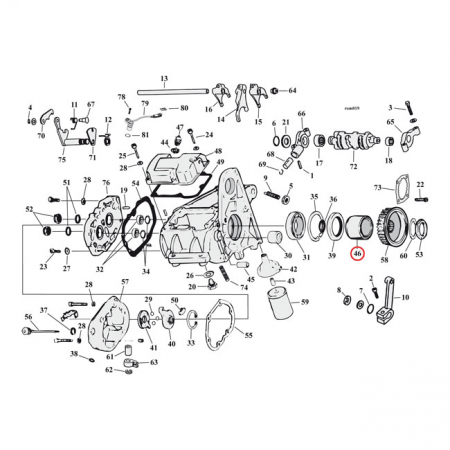 JIMS SPACER, TRANSMISSION PULLEY