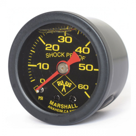 MARSHALL OIL PRESSURE GAUGE 0-60 PSI