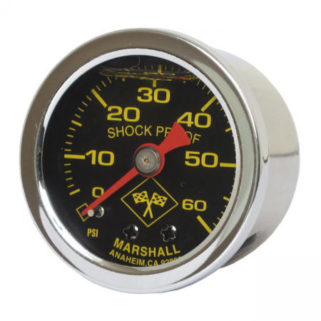 MARSHALL OIL PRESSURE GAUGE 0-60 PSI