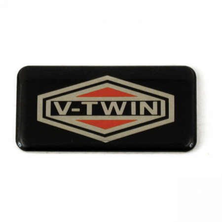 V-TWIN LOGO INLAY, MASTER CYLINDER COVER