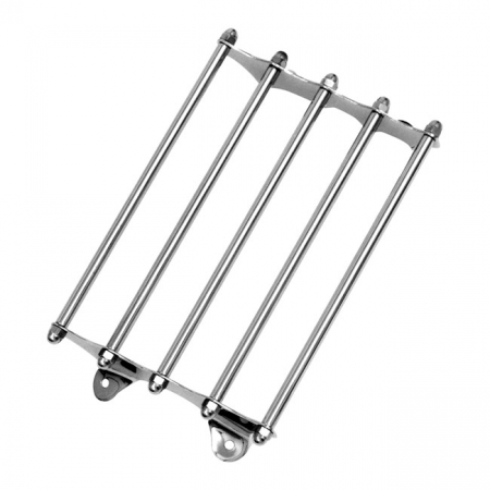 PAUGHCO, EARLY STYLE LUGGAGE RACK. CHROME