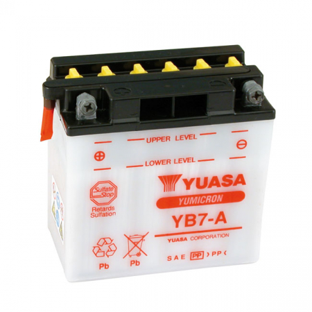 YUASA, YUMICRON 12V LEAD-ACID BATTERY. 7AH