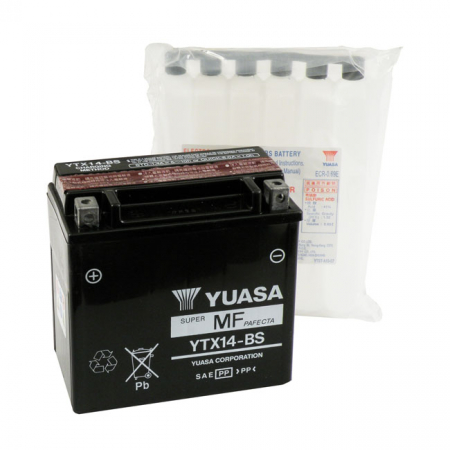 YUASA BATTERY SUPER MF, 12V 12A