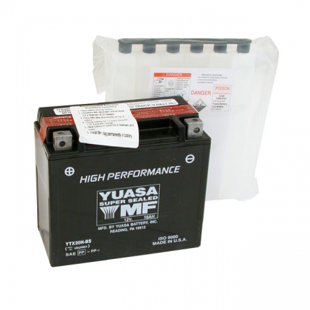 YUASA BATTERY SUPER MF, HIGH PERF. 12V